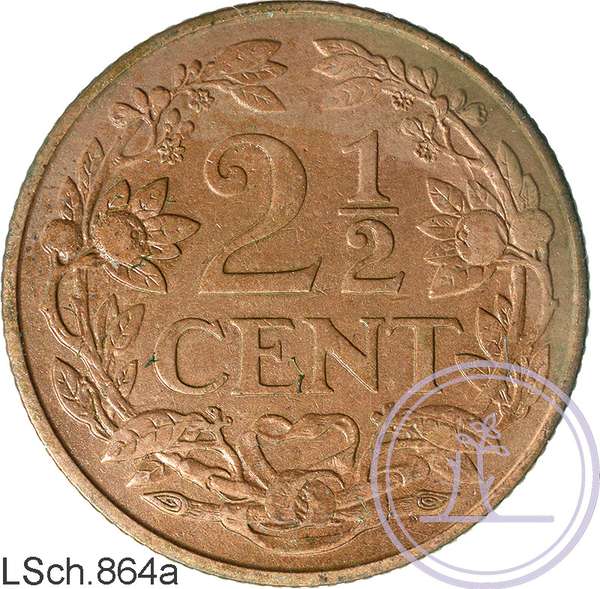 LSch.864a (956)-2½ cent 1914 Lichte kleur_r