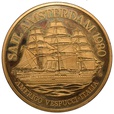 1980. Sail Amsterdam, Amerigo Vespucci-Italia. This medal is for sale at Laurens Schulman BV.
