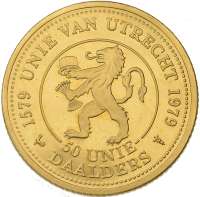 50 Uniedaalders 400 jaar Unie van Utrecht