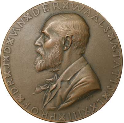 Penning: 1910. Prof. Dr. J.D. van der Waals ontvangt nobelprijs. Laurens Schulman BV. PSI–vlak en de toestandsvergelijking voor gassen, F. E. Jeltsema 1911