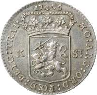 ½ Gulden of X Stuiver