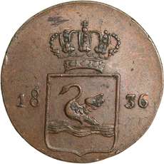 Zwaantjesduit 1836 | Laurens Schulman BV. Nederlands-Indisch Gouvernement 1816-1949. Scho.659a