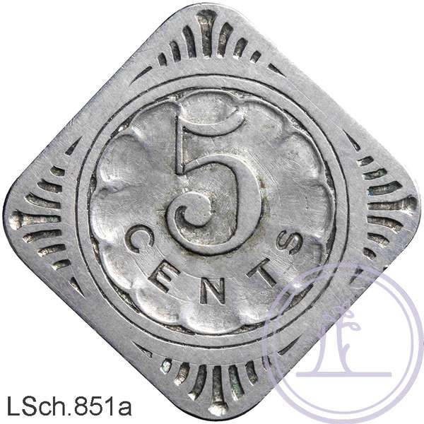 LSch.851a-5 cent 1910 ontwerp-HNM-67930b