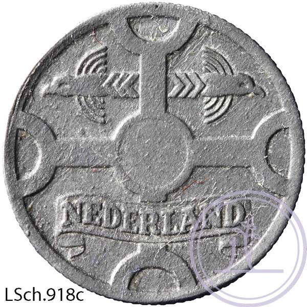 LSch.918c-1 cent 1941 zink (1045d)-HNM-06247a
