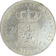 2½ gulden of rijksdaalder 1849 - Laurens Schulman bv. LSch.393 (516). Mmt Zwaard