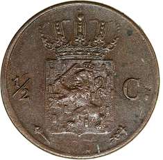 ½ Cent 1822 Utrecht | Laurens Schulman BV - LSch.347 (Sch.353)