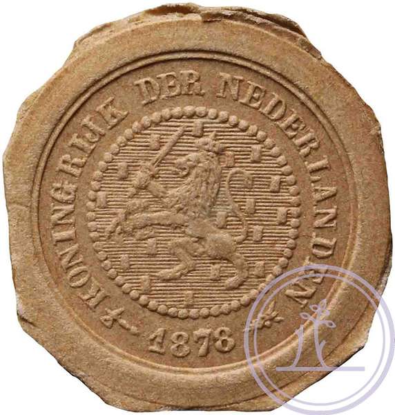LSch.614-½-cent 1878 karton-HNM-06594a