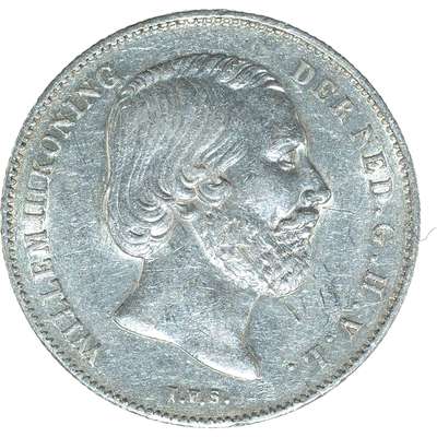 ½ Gulden 1863 | Laurens Schulman BV. J.P. Schouberg. Willem III. Schulman 630