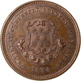 Halfpenny token 1834. William Till, dealer in coins, medals uit de collectie van Laurens Schulman BV.